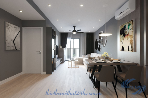 Thiết Kế Nội Thất Căn Hộ 70m2 - Chung Cư Season Avenue - Mỗ Lao